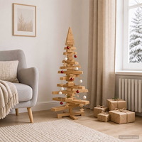 vidaXL Träjulgran KOTKA 90 cm Massiv furu Brun finish