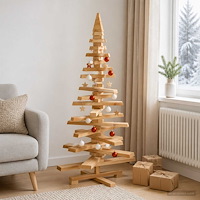 vidaXL Träjulgran KOTKA 120 cm Massiv furu Brun finish