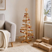 vidaXL Träjulgran KOTKA 90 cm Massiv furu Brun finish
