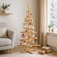 vidaXL Träjulgran KOTKA 120 cm Massiv furu Brun finish