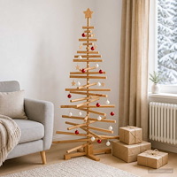 vidaXL Träjulgran KOTKA 150 cm Massiv furu Brun finish