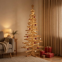 vidaXL Träjulgran KOTKA 180 cm Massiv furu Brun finish
