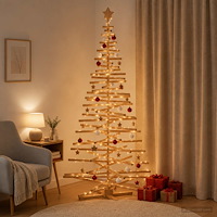 vidaXL Träjulgran KOTKA 210 cm Massiv furu Brun finish