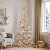 vidaXL Träjulgran KOTKA 240 cm Massiv furu Naturlig
