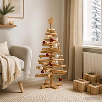 vidaXL Träjulgran KOTKA 90 cm Massiv furu Brun finish