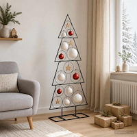 vidaXL Metall julgran KUOPIO 125 cm Stål Svart