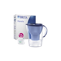 Brita Brita Marella, Manuellt vattenfilter, 2,4 l, Blå, Transparen...