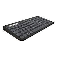 Logitech Logitech Pebble Keys 2 K380s - tangentbord - QWERTY - brittisk - tonal graphite Inmatningsenhet