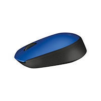 Logitech Logitech M171 - mus - 2.4 GHz - svart, blå
