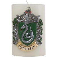 Insight Editions Harry Potter: Slytherin Sculpted Insignia Candle