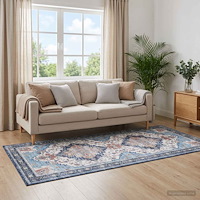 vidaXL Matta ORIZ Flerfärgsdesign 80 x 200 cm 100% Polyester