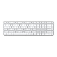 Satechi Satechi Slim EX3 - tangentbord - multi-connection for efficient typing full size - QWERTY - Nordisk - silver Inmatningse...