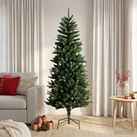 vidaXL Plast Hingad Julgran 120 cm PE och PVC Grön