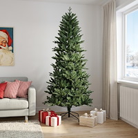 vidaXL Plast Hingad Julgran 240 cm PVC och PE Grön