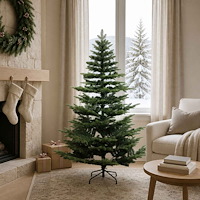 vidaXL Plast Hingad Julgran 150 cm PE & PVC Grön