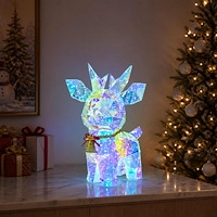 vidaXL Prismatisk iriserande LED-ren med bjällra Flerfärgsdesign