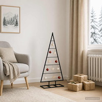 vidaXL Metall julgran KUOPIO 90 cm Metall Svart