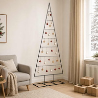 vidaXL Metall julgran KUOPIO 210 cm Metall Svart