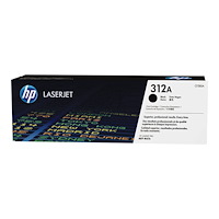HP HP 312A - svart - original - LaserJet - tonerkassett (CF380A)