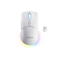 Lenovo Lenovo Legion M220 - mus - RGB, gaming - 2.4 GHz, Bluetooth, USB-C - Glaciärvit
