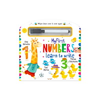 Hello Friend My First Wipe And Clean Board Book Of Numbers: Includes Wipe And Clean Pen To Write, Learn, Clean And Write Again (häfta...
