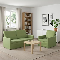 vidaXL Soffset 2 st 3-sits Ljusgrön 150 x 81 x 82 cm Sammet (V)
