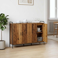 vidaXL Sideboard Gammalt trä 97 x 33 x 81 cm Konstruerat trä