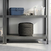 vidaXL Mångsidigt bruksrep 14 mm 50 m Svart PP 1275 kg Maxbelastning