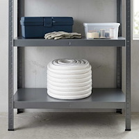 vidaXL Mångsidigt bruksrep 20 mm 25 m Vit PP 2400 kg Maxbelastning