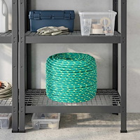 vidaXL Mångsidigt bruksrep 20 mm 25 m Grön PP 2400 kg Maxbelastning