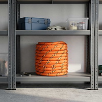 vidaXL Mångsidigt bruksrep 16 mm 50 m Orange PP 1560 kg Maxbelastning