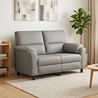 vidaXL Soffa Ljusgrå 154 x 85 x 93 cm Sammet