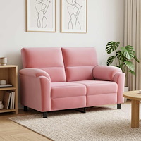 vidaXL Soffa Rosa 154 x 85 x 93 cm Sammet