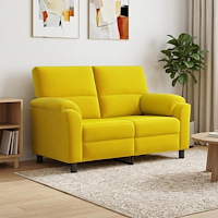 vidaXL Soffa Gul 154 x 85 x 93 cm Sammet