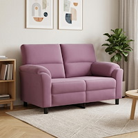 vidaXL Soffa Lila 154 x 85 x 93 cm Sammet