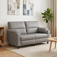 vidaXL Soffa Ljusgrå 174 x 85 x 93 cm Sammet