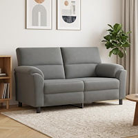vidaXL Soffa Mörkgrå 174 x 85 x 93 cm Sammet