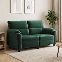 vidaXL Soffa Mörkgrön 174 x 85 x 93 cm Sammet