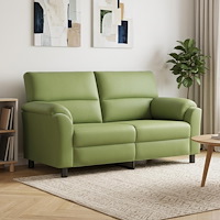vidaXL Soffa Ljusgrön 174 x 85 x 93 cm Sammet