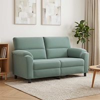 vidaXL Soffa Havgrön 174 x 85 x 93 cm Sammet