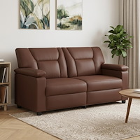 vidaXL Soffa Brun 171 x 85 x 93 cm Konstläder