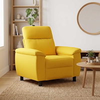 vidaXL Soffa Ljusgul 95 x 90 x 95 cm Tyg