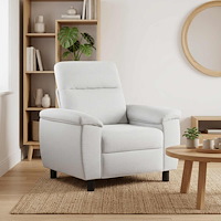 vidaXL Soffa Vit 95 x 90 x 95 cm Tyg