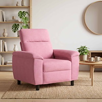 vidaXL Soffa Rosa 95 x 90 x 95 cm Tyg