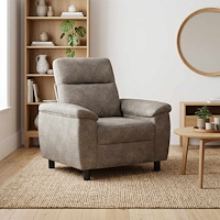 vidaXL Soffa Ljusgrå 95 x 90 x 95 cm Faux Mockaläder