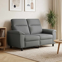 vidaXL Soffa Mörkgrå 158 x 90 x 95 cm Tyg