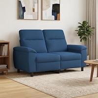 vidaXL Soffa Blå 158 x 90 x 95 cm Tyg