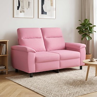 vidaXL Soffa Rosa 158 x 90 x 95 cm Tyg