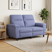 vidaXL Soffa Jeansblå 158 x 90 x 95 cm Tyg