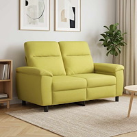 vidaXL Soffa Ljusgrön 158 x 90 x 95 cm Tyg